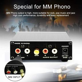 img 2 attached to FX AUDIO MM Phono Preamp Turntable Preamplifier RIAA Amplified Line Output Mini Stereo Audio Hi-Fi Phonograph Preamp With Ground For Vinyl Record Players Low Noise Operation(With Power Supply)