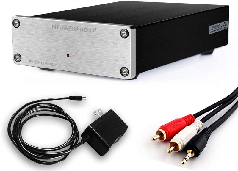 FX AUDIO MM Phono Preamp Turntable Preamplifier RIAA Amplified Line