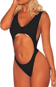 img 3 attached to Viottis Bandage Monokini Swimsuit - Women's Clothing in Swimsuits & Cover Ups