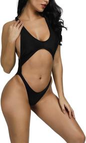 img 1 attached to Viottis Bandage Monokini Swimsuit - Women's Clothing in Swimsuits & Cover Ups