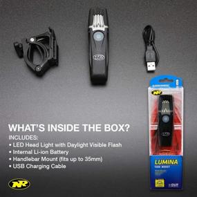 img 1 attached to 🚲 NiteRider Lumina 1200 Boost USB Rechargeable Bike Light: Powerful Lumens LED Front Headlight for Men & Women - Easy to Install for City & Mountain Commuting, Cycling Adventure, and Safety