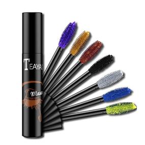 img 1 attached to 💙 Eyret Waterproof Colorful Mascara Blue | Smudgeproof Fast Dry, Curling Lengthening Thick Eyelashes Paste Beauty Makeup for Women and Girls (6#)