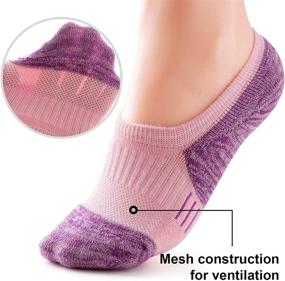 img 3 attached to Gonii Women's No-Show Socks - Athletic Ankle Socks with Cushioning for Running (5-8 Pairs)