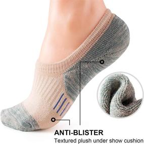 img 1 attached to Gonii Women's No-Show Socks - Athletic Ankle Socks with Cushioning for Running (5-8 Pairs)