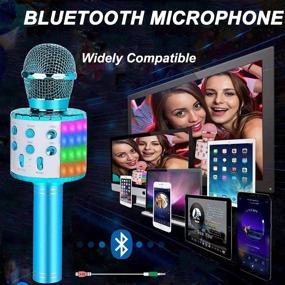 img 3 attached to 🎤 Kids Karaoke Microphone - Age 4-12 Gift, Top Singing Toy for Girls 5 6 7 8 Years Old, Best Birthday Present for Teenagers 9 10 11 12 Years Old