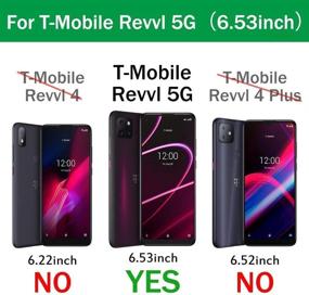 img 3 attached to 📱 Чехол T-Mobile REVVL 5G NZND: Полноценная защита корпуса с прочным бампером и встроенным защитным экраном - дизайн "Мраморная фантазия