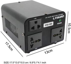 img 1 attached to Yinleader 800W Step Up & Step Down Voltage Transformer Power Converter - Convert 220V to 110V or 110V to 220V in Global Regions