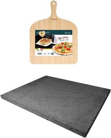 img 4 attached to 🍕 Eppicotispai Pizza Set: Cooking Stone and Pizza Peel in Silver