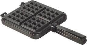 img 4 attached to 🧇 NordicWare 15040 Cast Aluminum Belgium Waffle Iron for Stovetop