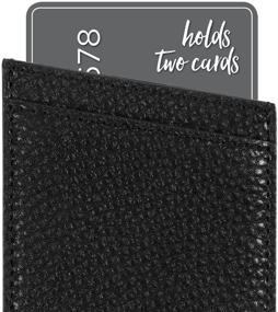 img 1 attached to 📱 Case-Mate CM035446 - Stick On Credit Card Wallet - POCKETS - Ultra-Slim Card Holder - Universal Fit - Black - iPhone, Samsung, Galaxy Compatible + More!