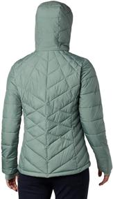 img 3 attached to Columbia Womens Heavenly Hooded Jacket Women's Clothing in Coats, Jackets & Vests