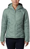 columbia womens heavenly hooded jacket women's clothing in coats, jackets & vests logo