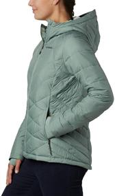 img 2 attached to Columbia Womens Heavenly Hooded Jacket Women's Clothing in Coats, Jackets & Vests