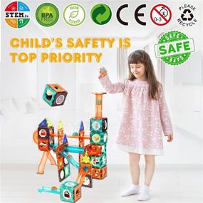 img 3 attached to 🧲 Magnetic Tiles Building Set for Children