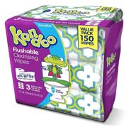 🧻 pampers kandoo sensitive flushable wipes, 50 sheets, pack of 3 logo