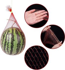 img 2 attached to 🍉 Iceyyyy Watermelon Nets - 100 Pack: Hanging Watermelon Net Bags for Melons, Cucumbers & More