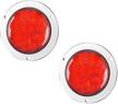 round led trailer tail lights exterior accessories logo