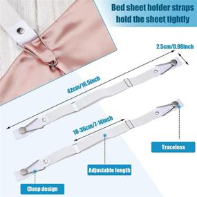 img 3 attached to Adjustable Traceless Fastener Suspenders Mattress