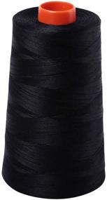 img 1 attached to 🧵 Aurifil 2692 Mako 50 Wt 100% Cotton Thread, 6,452 Yards: The Perfect Black Cone for Your Sewing Needs