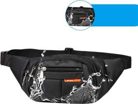 img 2 attached to 🎒 Versatile Sports Waist Packs Fanny Bag: Ideal for Outdoor Events - Hiking, Cycling, Running - Adjustable Belt Strap for Men and Women