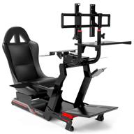 🏎️ high-performance racing simulator cockpit kit (black) - virtual experience v 3.0 for logitech g27, g29, g920, g923, simagic, thrustmaster, and fanatec - including all essential accessories logo