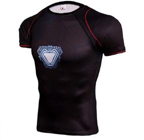 img 2 attached to Fashion Graphic Superhero Compression Workouts