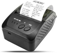 🖨️ netum 58mm mini thermal pos printer - bluetooth receipt printer portable personal bill printer 2 inches for restaurant sales retail compatible with android logo