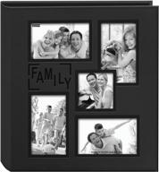 🖼️ pioneer family collage frame 5-up photo album 12"x12" with sewn embossed design logo