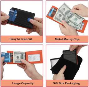 img 3 attached to Streamline Your Style: Wallet Blocking Minimalist Bifold Pocket Unveiled