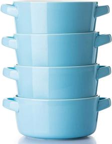 img 4 attached to DOWAN Stackable Porcelain Microwave Containers