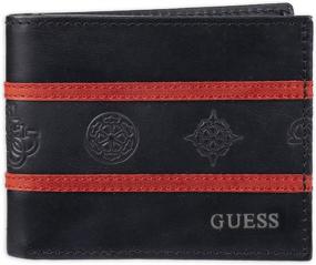 img 4 attached to Guess Leather Bifold Wallet Black