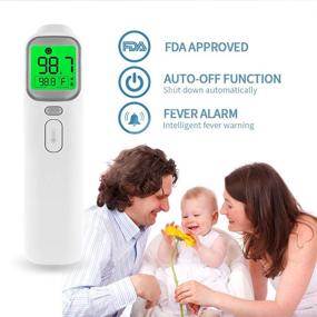 img 2 attached to 🌡️ Sucete Non-Contact Forehead Thermometer: Accurate Infrared Temperature Scanner for Adults & Kids - Digital Fever Detector