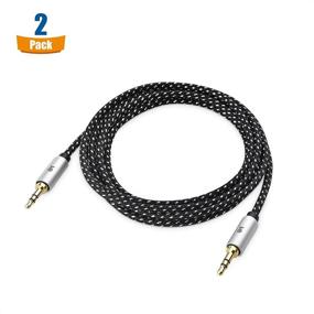 img 3 attached to 🎧 High-Quality Cable Matters 2-Pack 3.5mm Audio Cable 6 ft: Perfect for Headphones, Aux, and More!