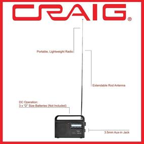 img 3 attached to Craig CR4181W Portable Emergency Headphone