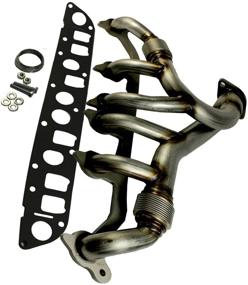 img 2 attached to 🔧 JDMSPEED Stainless Steel Exhaust Manifold & Gasket Kit for Grand Cherokee Wrangler 4.0L (1991-1999) Replace 33007072, 4883385