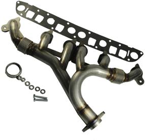 img 3 attached to 🔧 JDMSPEED Stainless Steel Exhaust Manifold & Gasket Kit for Grand Cherokee Wrangler 4.0L (1991-1999) Replace 33007072, 4883385