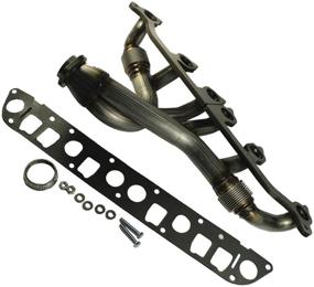 img 4 attached to 🔧 JDMSPEED Stainless Steel Exhaust Manifold & Gasket Kit for Grand Cherokee Wrangler 4.0L (1991-1999) Replace 33007072, 4883385