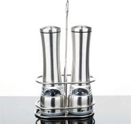 stainless adjustable coarseness refillable peppercorn kitchen & dining logo