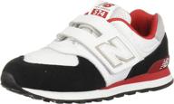 👟 top-rated new balance kids' 574 v1 leather sneaker - ultimate comfort and style for young feet logo