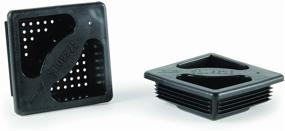 img 3 attached to 🚐 Enhanced Airflow and Insect-Resistant RV Bumper Cap Set - Camco 40325 - Designed for 4" Standard Square Bumpers