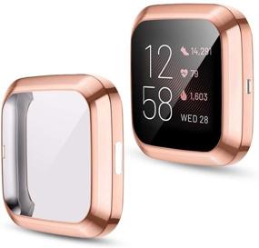 img 3 attached to GGOOIG 3-Pack Screen Protector Case Compatible With Fitbit Versa 2