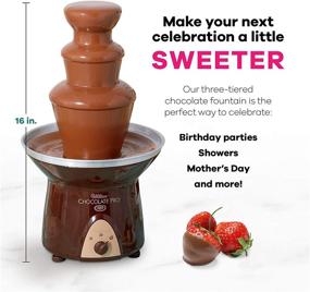 img 2 attached to Wilton Chocolate Pro: Chocolate Fountain & Fondue Fountain with 4 lb. Capacity