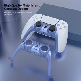 img 2 attached to 🎮 Enhance Your PS5 Gaming Experience with Stylish Faceplates and Decorative Shells - Get Customized Skins and DIY Clip Covers for Playstation 5 DualSense Wireless Controller