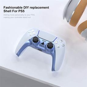 img 1 attached to 🎮 Enhance Your PS5 Gaming Experience with Stylish Faceplates and Decorative Shells - Get Customized Skins and DIY Clip Covers for Playstation 5 DualSense Wireless Controller