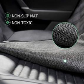 img 1 attached to 🐾 Pet Car Seat Cover - Dog Hammock with Mesh Window, 900D Heavy Duty Scratch Proof Nonslip, Waterproof Backseat Cover for SUVs and Trucks by LIFEFAIR