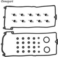 🔧 high-quality donepart valve cover gasket w/grommets seals for bmw models 2002-2010 - genuine replacement part 11127513194 logo