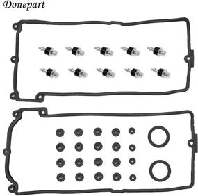 img 4 attached to 🔧 High-Quality Donepart Valve Cover Gasket w/Grommets Seals for BMW Models 2002-2010 - Genuine Replacement Part 11127513194