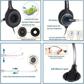 img 1 attached to Replaceable Voice Headset Microphone Phones