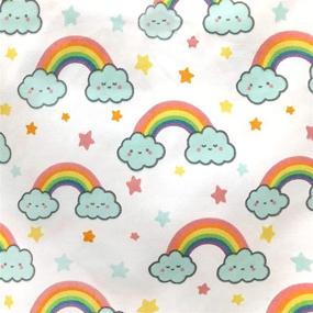 img 1 attached to 🌈 Colorful & Cozy: Kids Rule 4 Piece Full Sheet Set, Rainbow Delight!