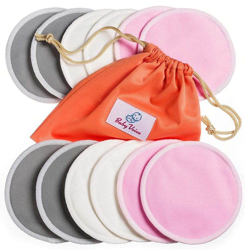 washable nursing organic reusable babyvoice 로고